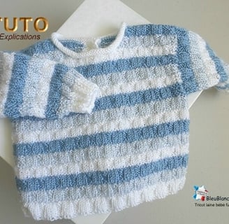 tuto tricot bébé modèle facile