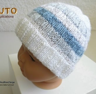 tuto tricot bébé bonnet facile