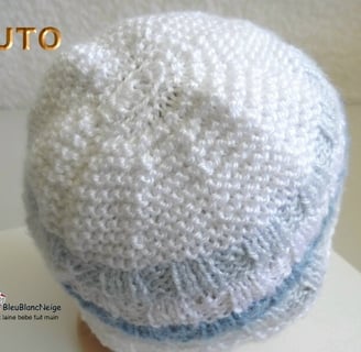 tuto tricot bébé bonnet facile