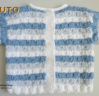 tuto tricot bébé modèle facile