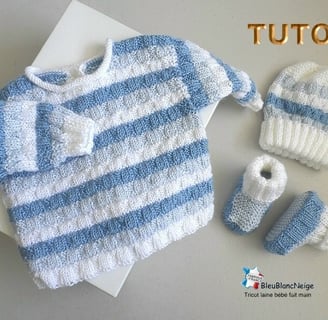 tuto tricot bébé modèle facile