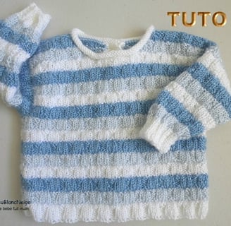 tuto tricot bébé modèle facile