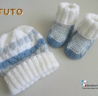 tuto tricot bébé modèle facile