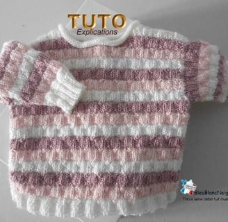 tuto tricot bébé modèle facile