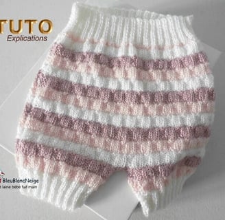 tuto tricot bébé culotte facile