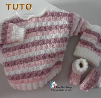 tuto tricot bébé modèle facile