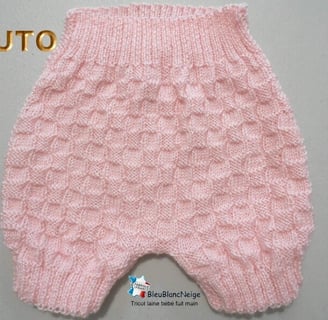 patron tuto culotte modèle tricot bebe