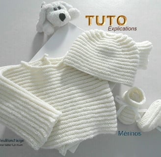 modele tricot layette en PDF