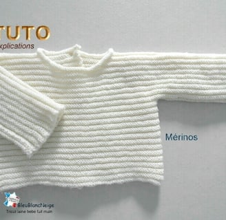 modele tricot layette en PDF