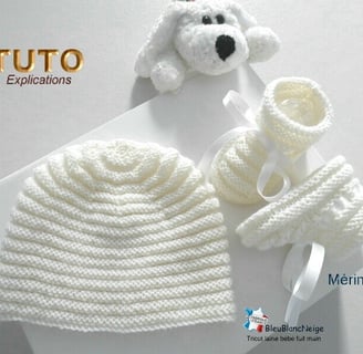 modele tricot layette en PDF