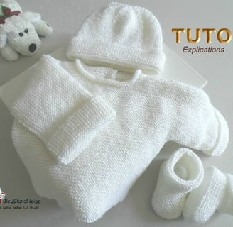 Modèle layette patron à tricoter