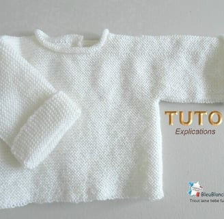 Modèle layette patron à tricoter