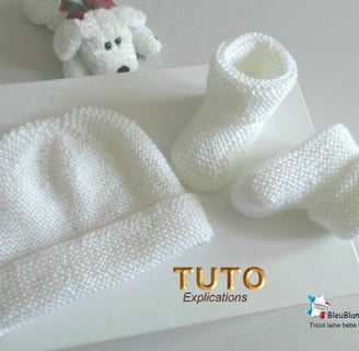 Modèle layette patron à tricoter