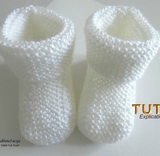 Modèle layette patron à tricoter