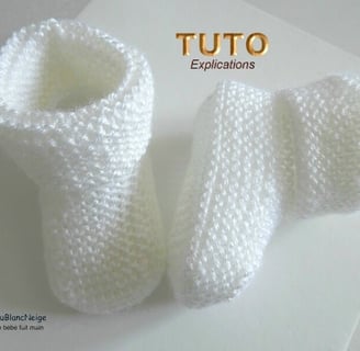 Modèle layette patron à tricoter