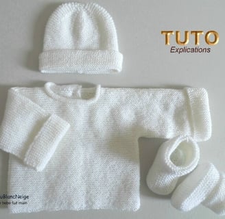 Modèle layette patron à tricoter