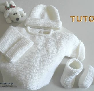 Modèle layette patron à tricoter
