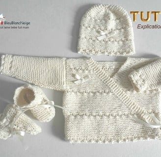 modele tricot layette en PDF