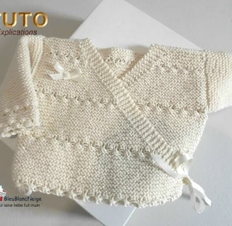 modele tricot layette en PDF