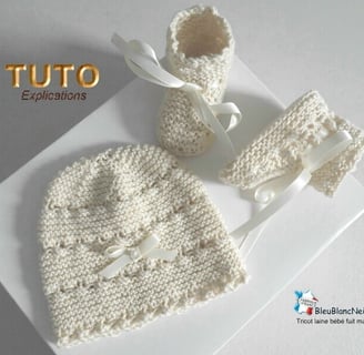 modele tricot layette en PDF