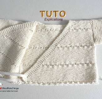 modele tricot layette en PDF