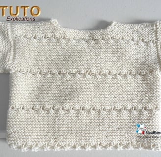modele tricot layette en PDF