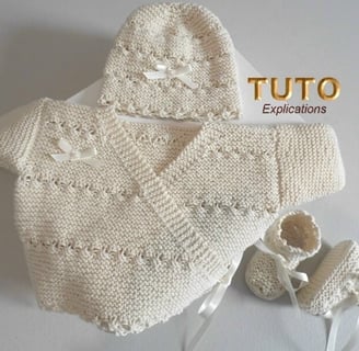 modele tricot layette en PDF
