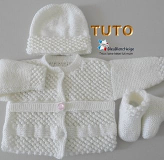 modèles tricot layette Bergere de France