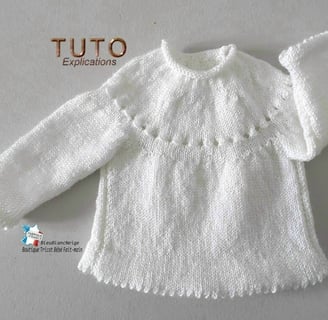 tuto BRASSIÈRE tricot bébé prématuré