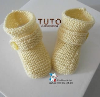 patron tricot bb chaussons gratuit
