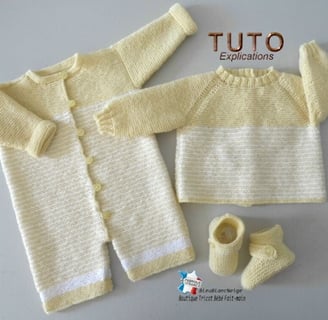 modèle layette patron à tricoter