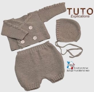 modèle layette patron à tricoter