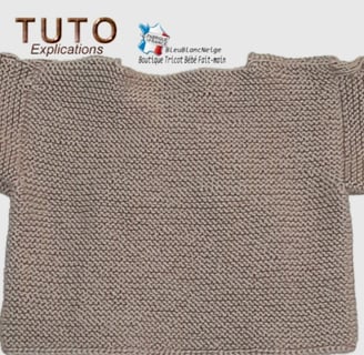 tuto tricot bb BRASSIÈRE facile