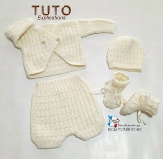 tuto tricot modèle bébé facile