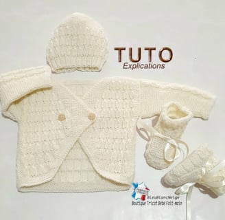 tuto tricot modèle bébé facile