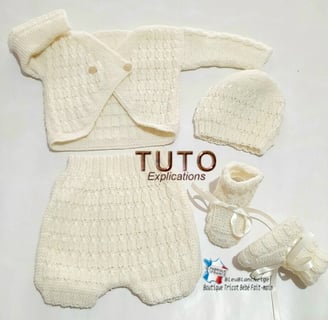 tuto tricot modèle bébé facile