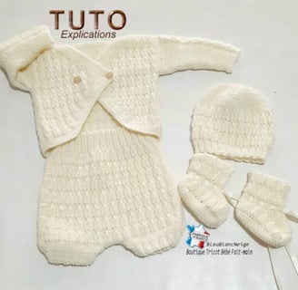 tuto tricot modèle bébé facile