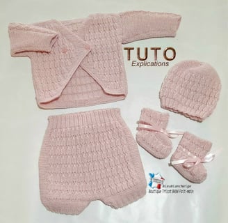 tuto tricot modèle bébé facile