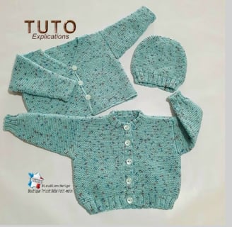 tuto tricot modèle bébé facile