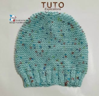 patron layette bonnet à tricoter