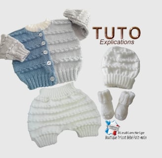 tuto tricot modèle bébé facile