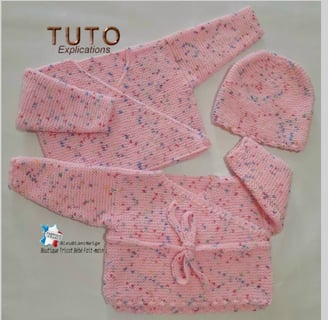 tuto tricot modèle bébé facile