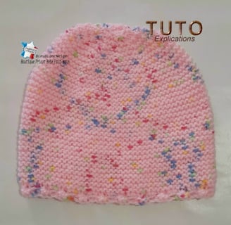 tuto tricot bonnet bébé facile