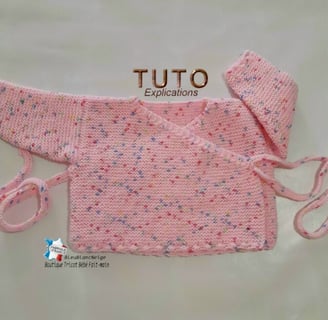 tuto tricot bébé BRASSIÈRE facile