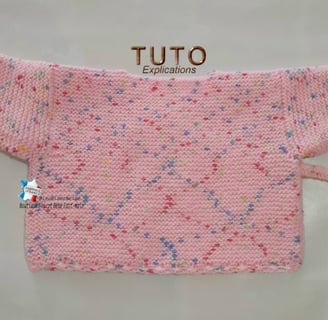 tuto tricot bébé BRASSIÈRE facile