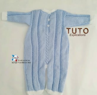 tuto combinaison tricot bb patron bleublancneige