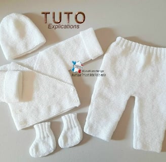 tuto tricot modèle bébé facile