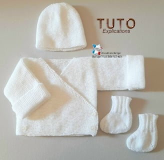 tuto tricot modèle bébé facile