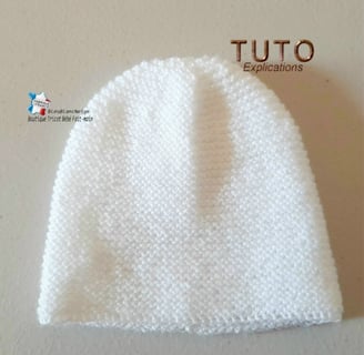 patron layette bonnet à tricoter