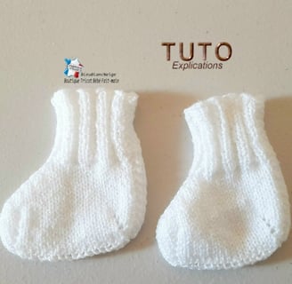 patron tricot bb chaussons gratuit